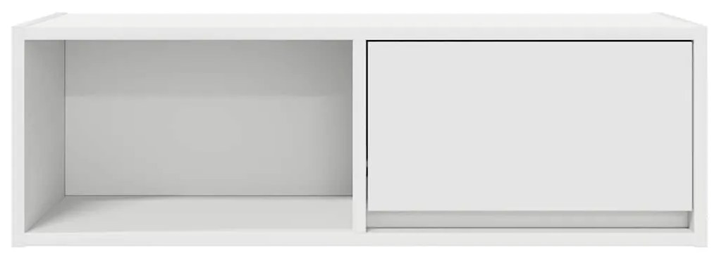 fehér szerelt fa TV-szekrény 80x31x25,5 cm