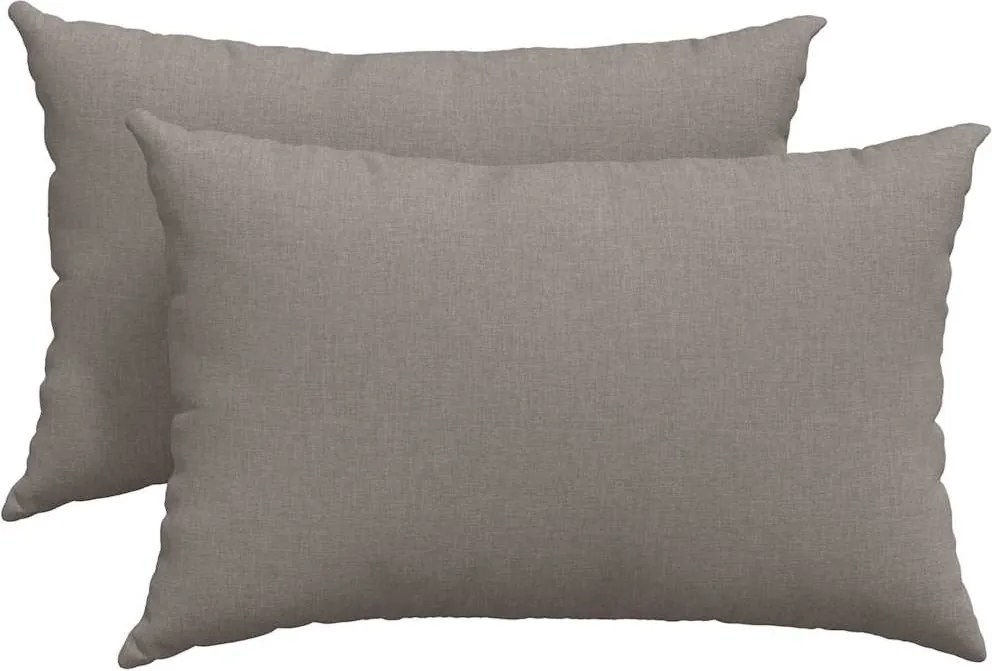 vidaXL Kanapé párnák 2 pcs Tópszínű 60 x 40 cm szövet