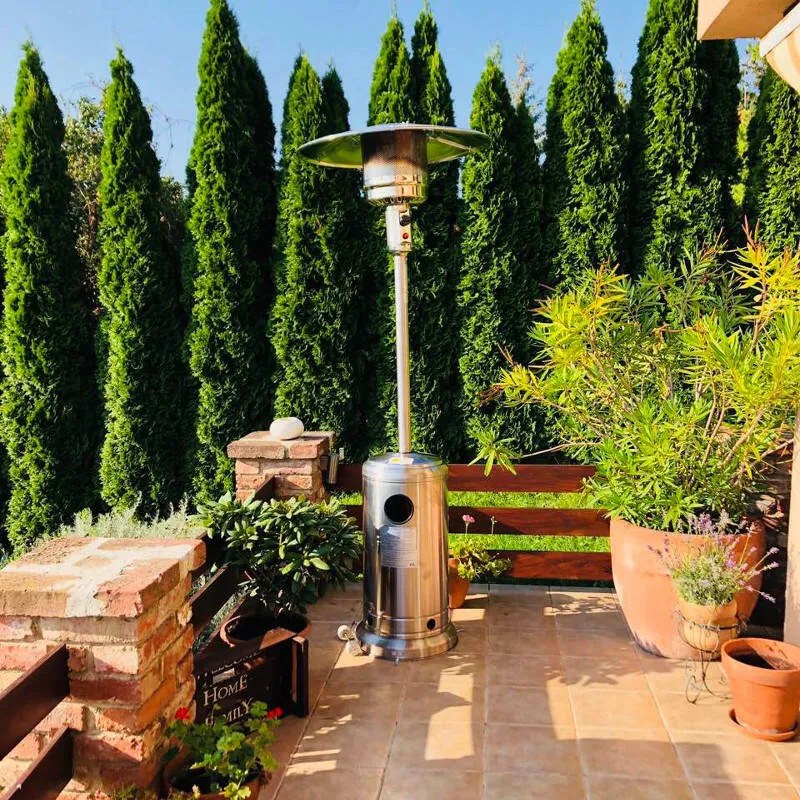 LO-P-6324 Gázüzemű Gomba Hősugárzó – Inox