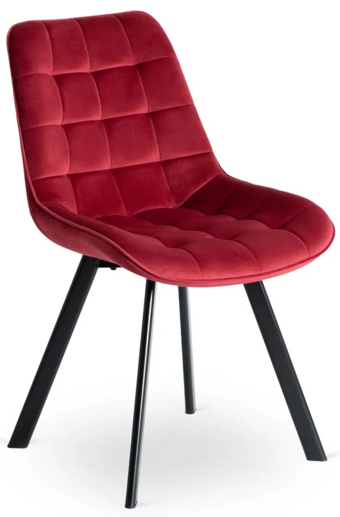 Bordó Bársony Étkezőszék RICK