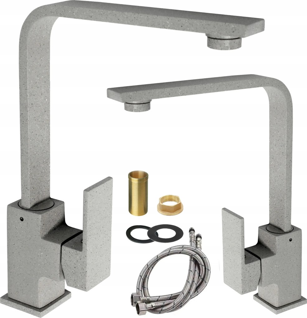 Álló Konyhai Csaptelep Szürke Gránit mosogató