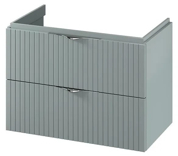 Cersanit S1017-001 - Falra szerelhető, mosdó alatti fürdőszobaszekrény TIRSO 80x45 cm, menta