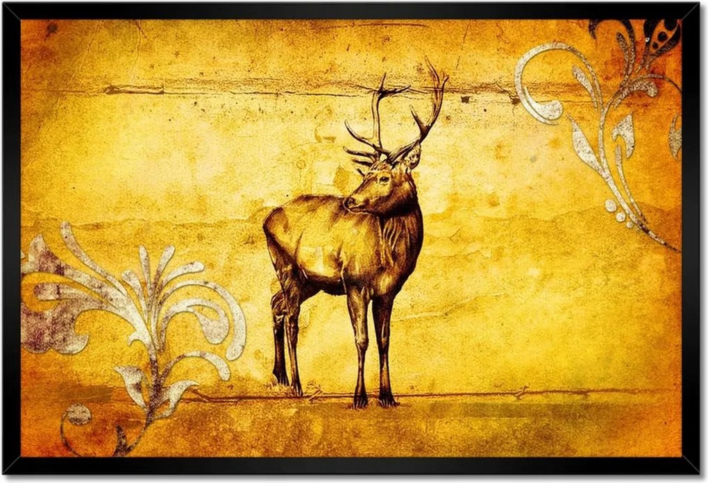 Poszterek keretben 60x40 Szarvas