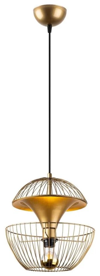 Csillár zsinóron TELMANDER 1xE27/40W/230V arany