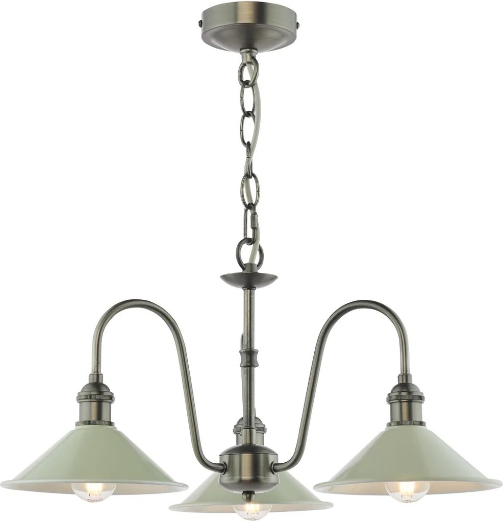 Dar Lighting modern csillár hadano antik króm taupe darhad0361-06