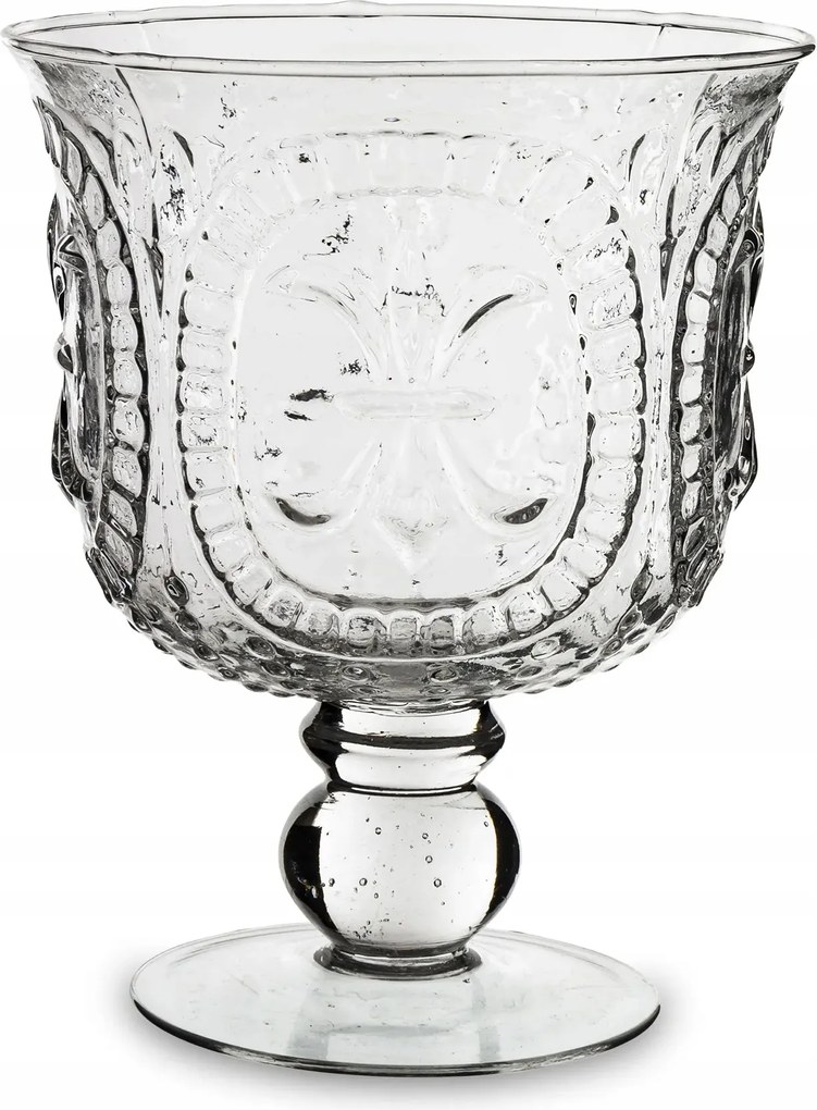 Gyertyatartó üveg kehely