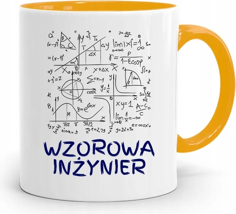 Mérnöknek Sárga Ajándék Bögre fényképes nyomtatással