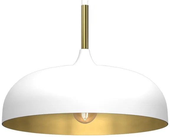 Brilagi - Csillár zsinóron ABRAHAM 1xE27/60W/230V átm. 35 cm fehér