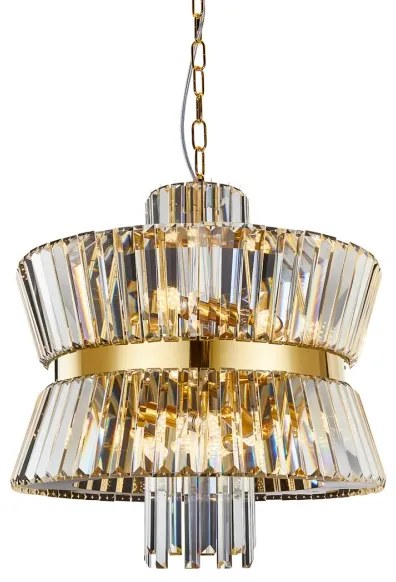 Csillár láncon AURELIA 12xE14/40W/230V arany