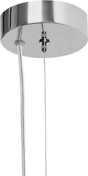 KASPA 11067103 CLEO L Modern Függesztett Lámpa Fehér, Króm E27 IP20