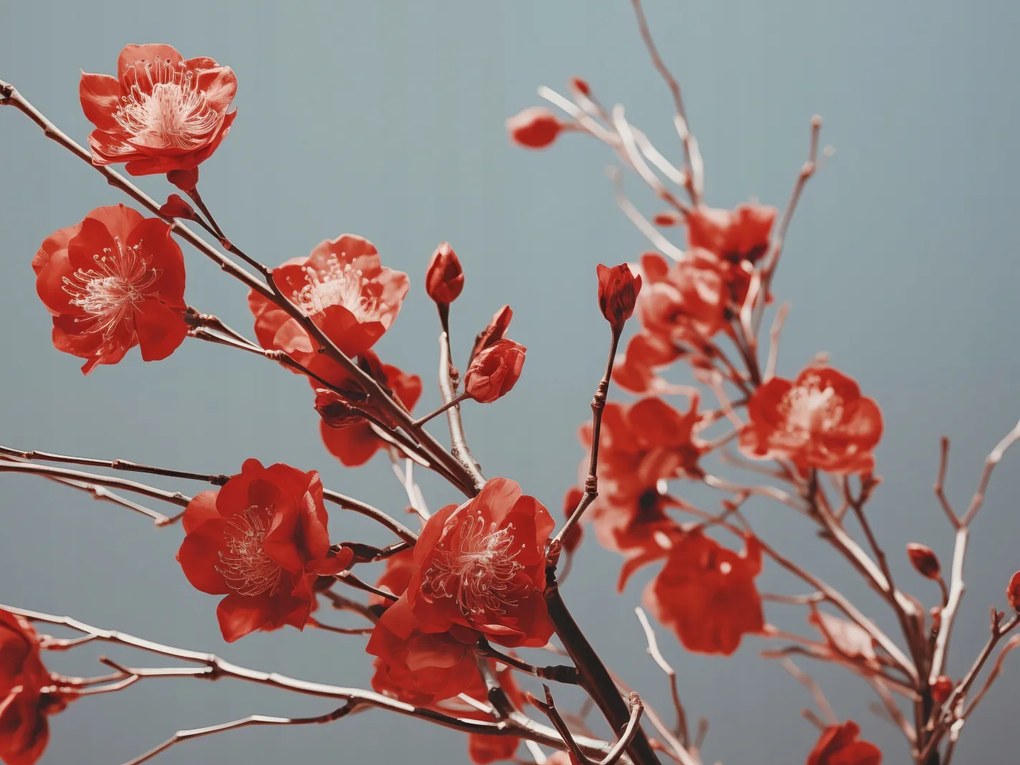 Poszter 100x75cm Bíbor Tavasz