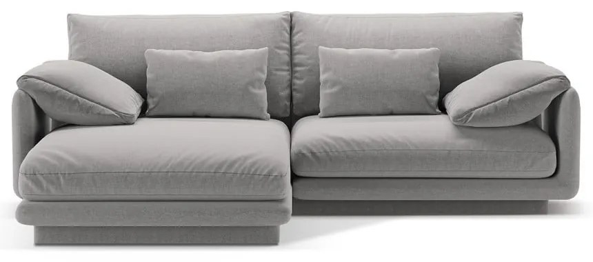 Világosszürke sarokkanapé (bal oldali) Torino – Micadoni Home