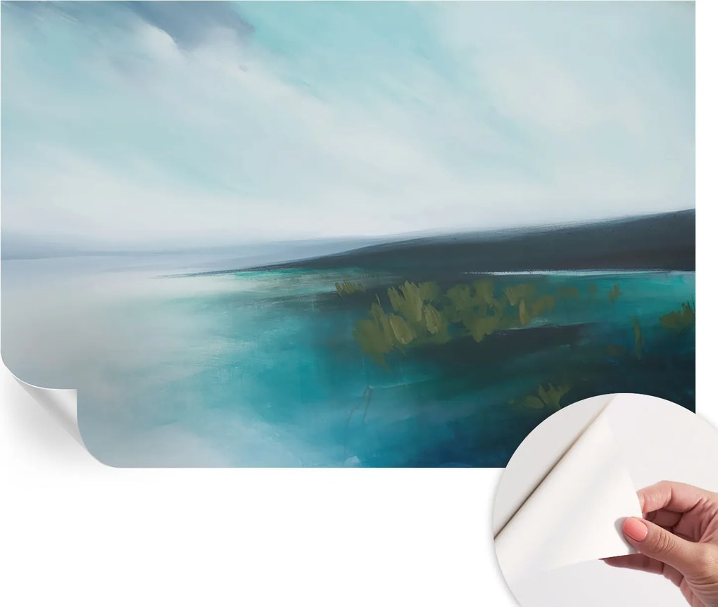 Dekoratív öntapadós fotótapéta Hálószobába Vízi harmónia 104x70 cm