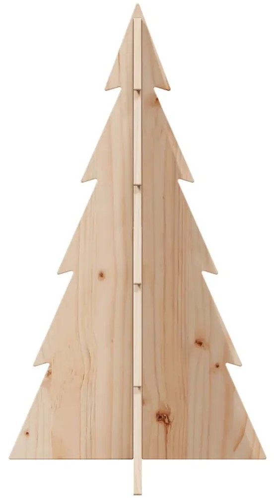 tömör fenyőfa karácsonyfa-dekoráció 80 cm