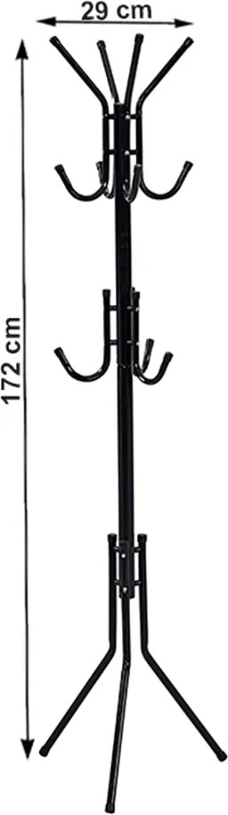 Fogas, néma szolga, fekete, LORIK