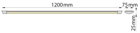 Brilagi - LED fénycsöves világítótest AVERO LED/32W/230V 120 cm