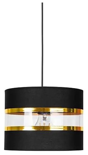 Csillár zsinóron LIND 1xE27/60W/230V fekete