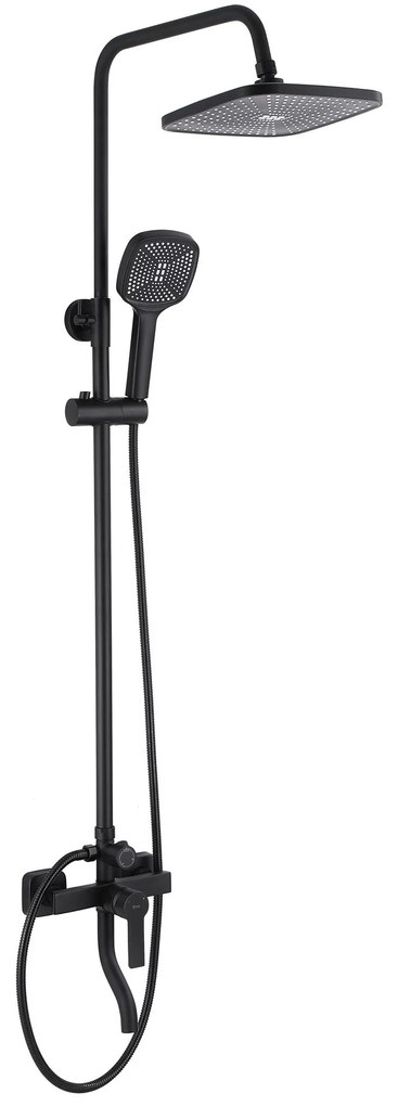 Zuhanyszett REA ARGUS BLACK MATT