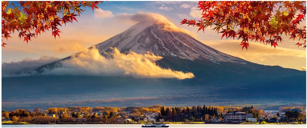 Kép - japán, Fuji hegy (120x50 cm)