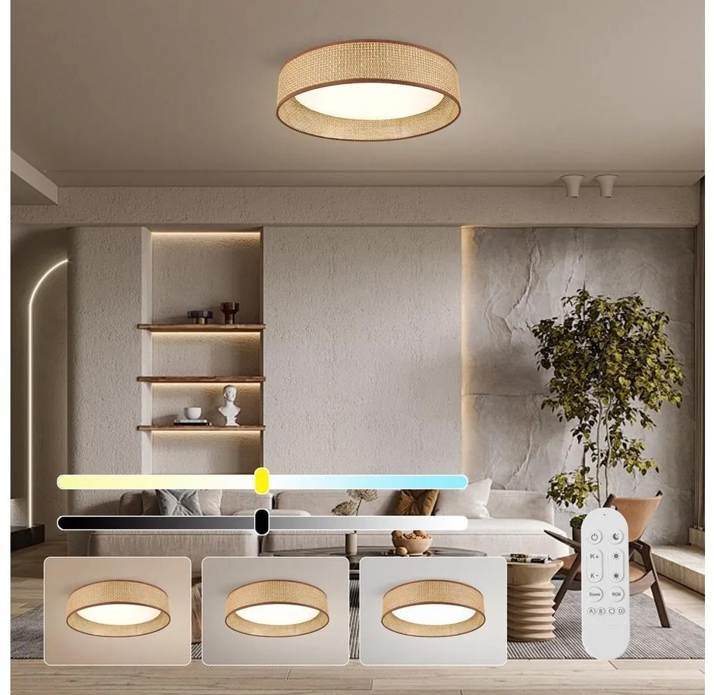 Immax NEO 07288L - LED+CCT dimmelhető mennyezeti lámpa LONA 36W/230V átm. 45,5 cm+ távirányító