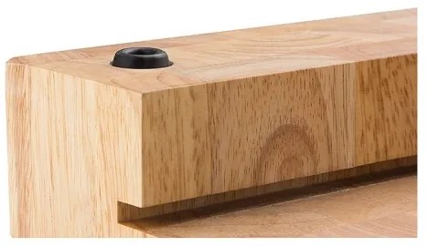 Continenta C4026 - Konyhai vágódeszka tálcával, 39x27 cm, gumifa