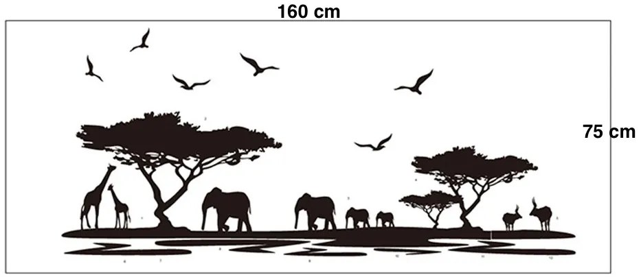 Falmatrica"Afrika" 160x75 cm