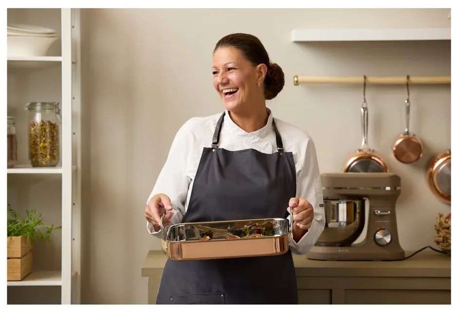 Réz-rozsdamentes acél sütőedény 25,5x35 cm – Blomsterbergs