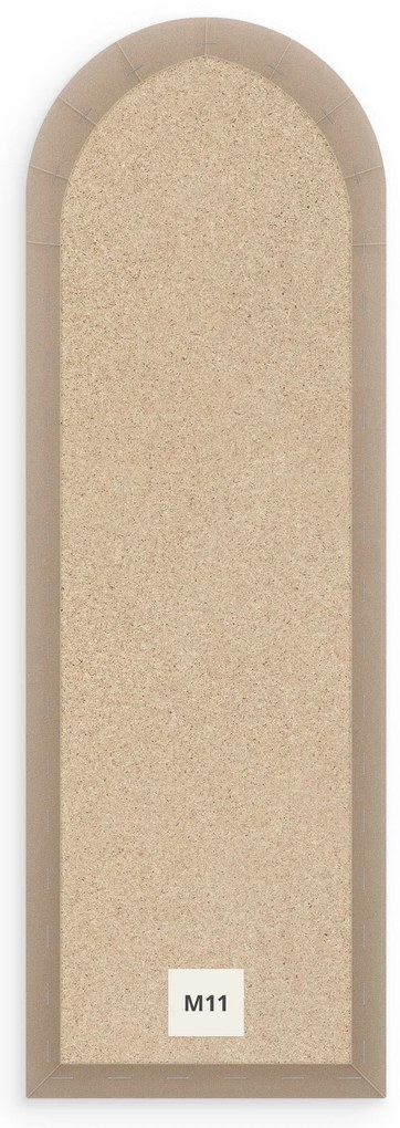 Bársony kárpitozott panel - Íves - 20x100cm Szín: Sötét szürkéslila
