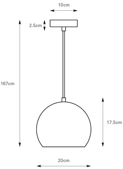 Markslöjd 108990 - POP kábeles függőlámpa 1xGU10/7W/230V, átmérő 20 cm, barna