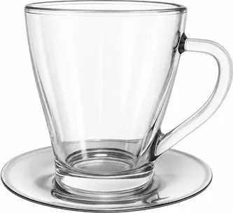 Üvegbögre, inox alj, 25 cl TeaTime (KHPU324)