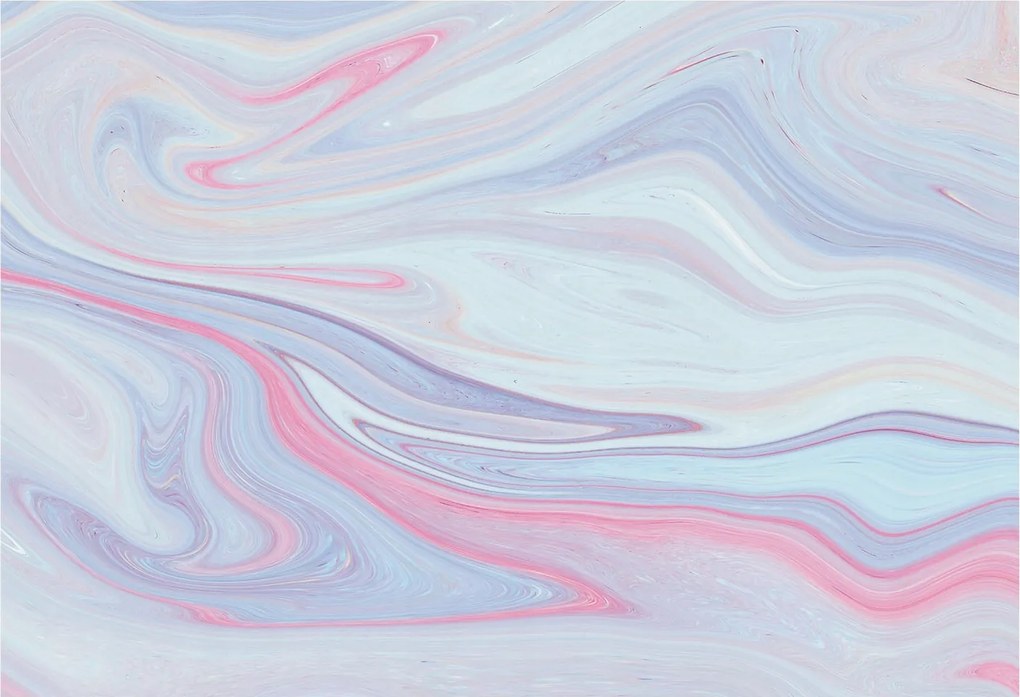 Flizelin tapéta Divatos 3D fali ragasztó Pasztell örvény 152x104 ragasztó