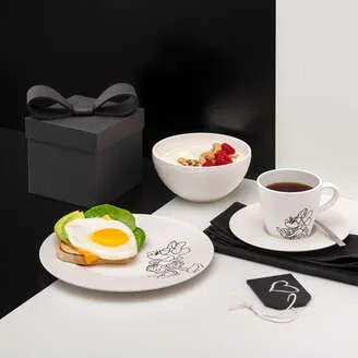 Manufacture Rock reggelizőkészlet - Mickey egér, 8 darabos - Villeroy & Boch