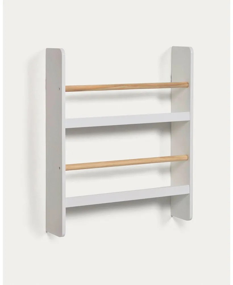 Fehér többszintes gyerek polc 50 cm Gopi – Kave Home