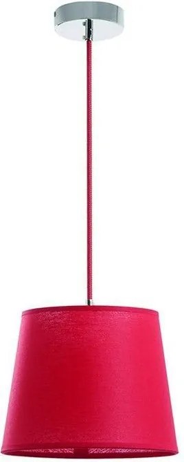 NOVA LUCE 716A-G05X1A-07 A TU ESTILO Ernyős Függesztett Lámpa Piros E27 IP20