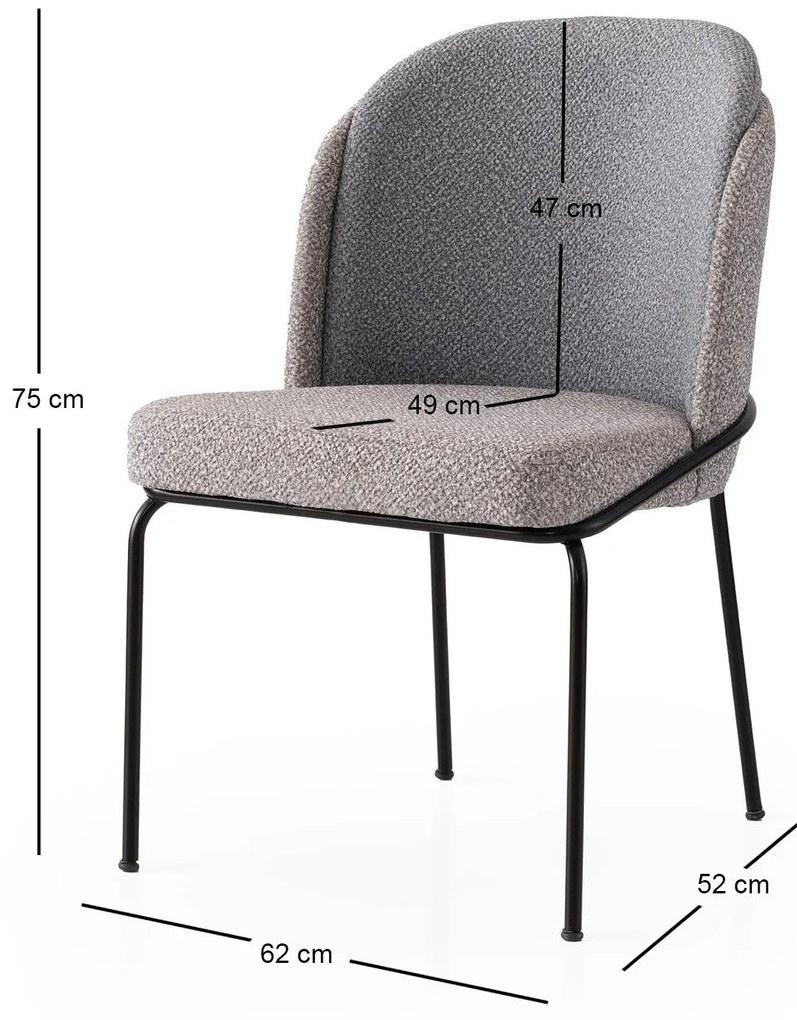 Étkezőszék szett (4 db) Dore - 175 V4