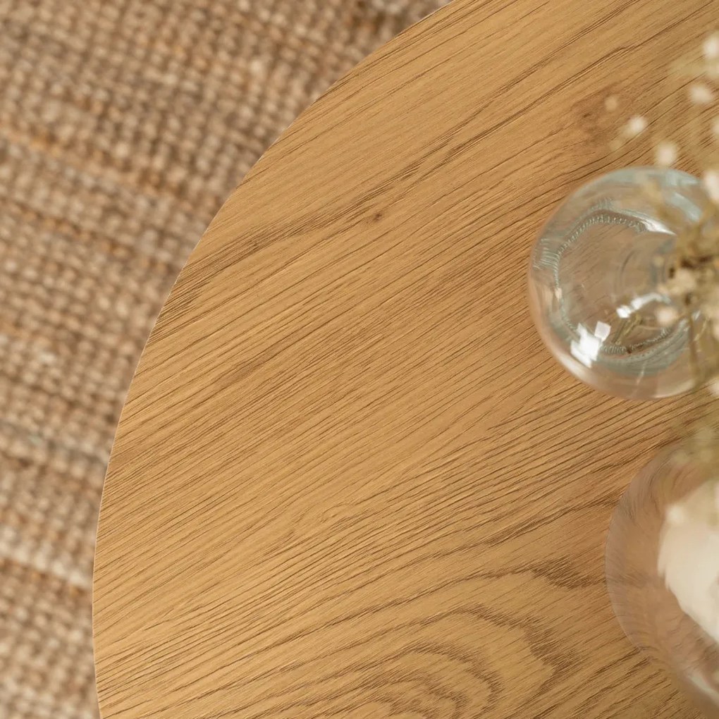 Dohányzóasztal tölgy/fehér asztal ANN