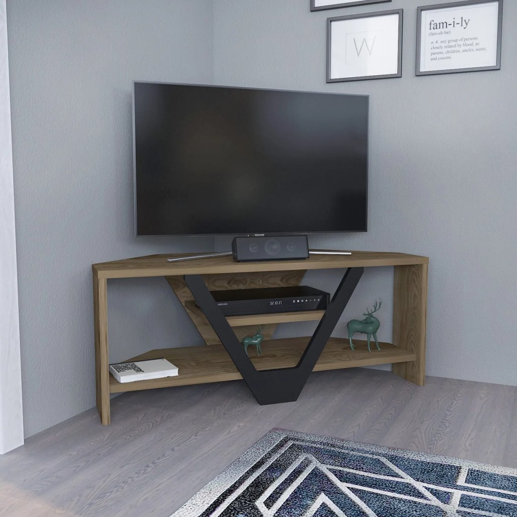 TV szekrény Karin - Oud, Black