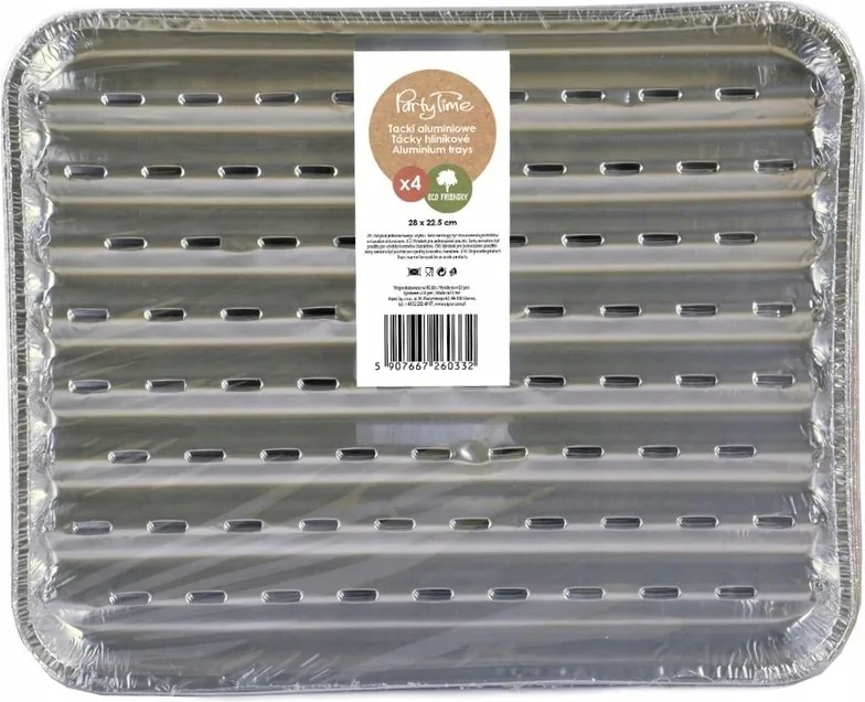 Arpex Alumínium Grilltálca szett 4 db-os Strapabíró És Praktikus