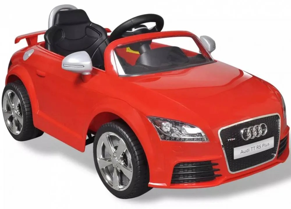 Audi tt rs elektromos kisautó távirányítóval piros