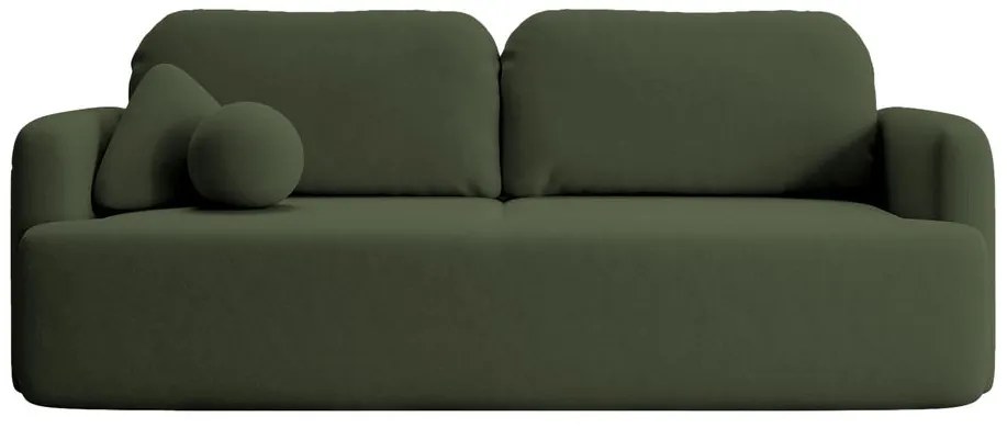 Háromszemélyes kanapé Linaki  (zöld + fekete). 1099811