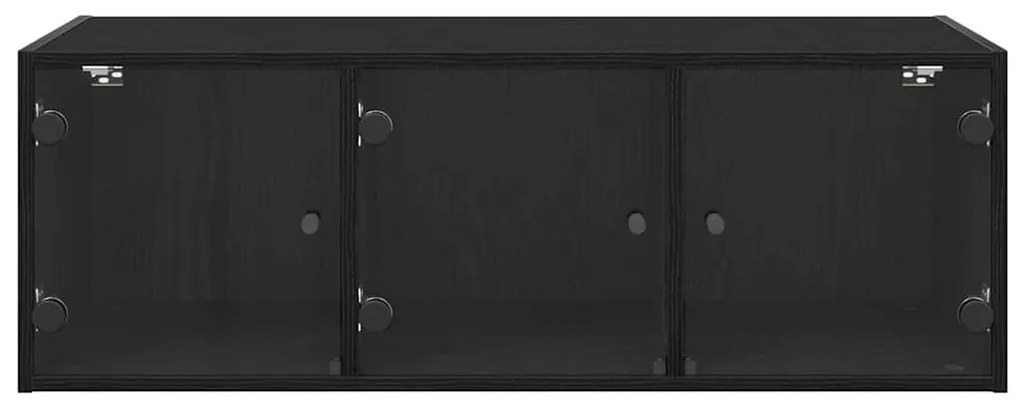 Fali Szekrény Fekete tölgy 102 x 37 x 35 cm Faanyag