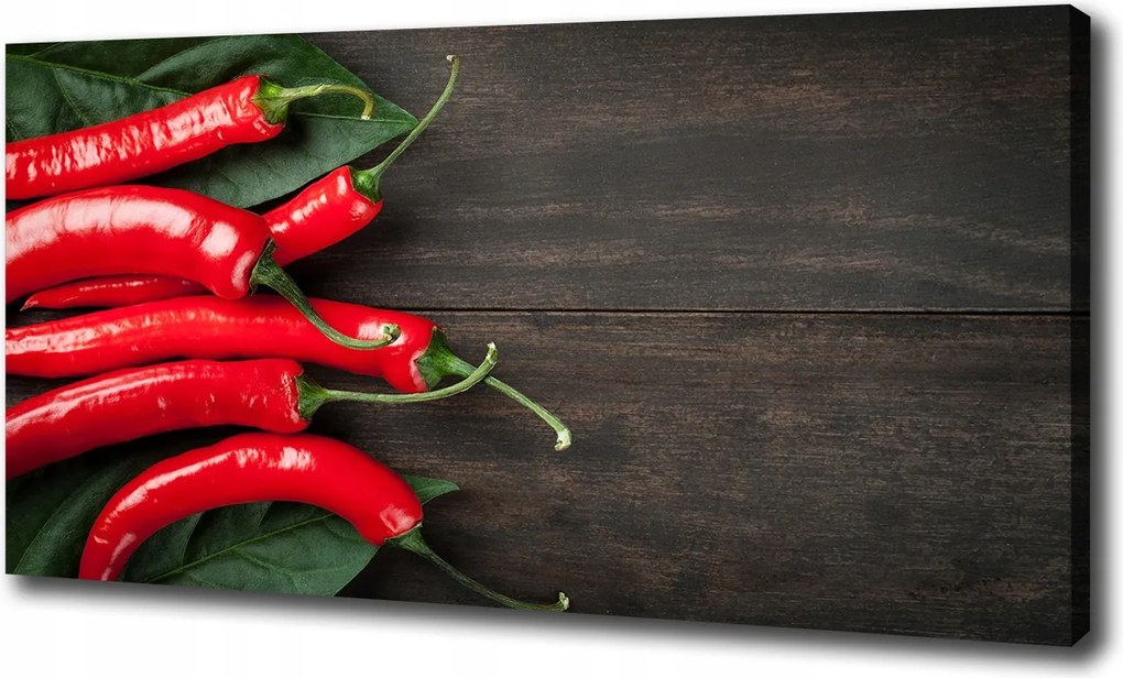 Chili paprika vászonkép 100x70 cm