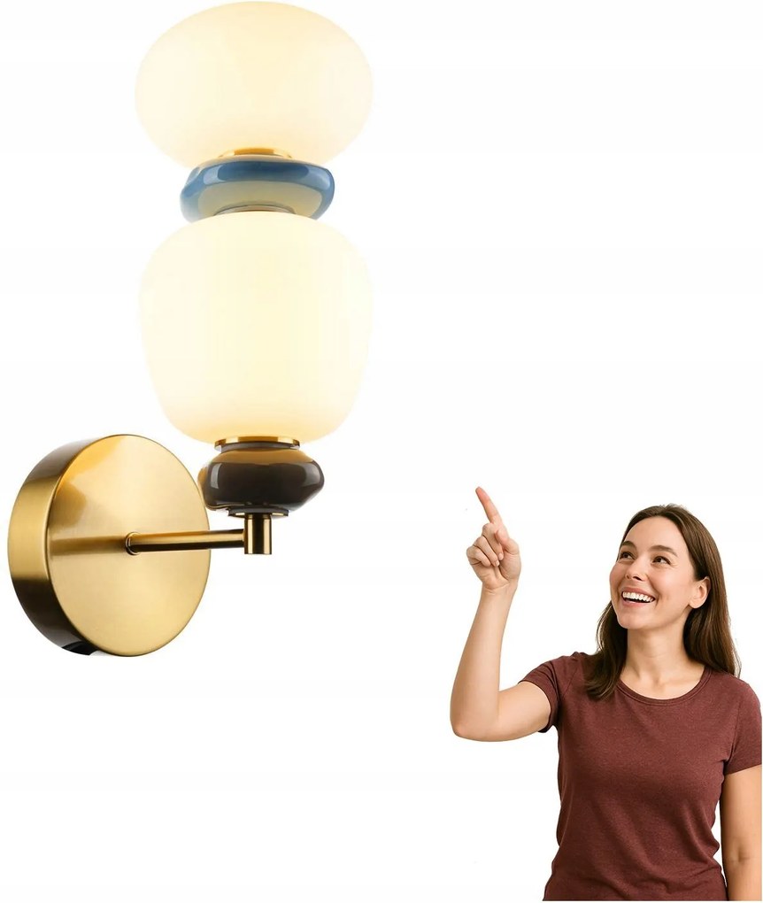 Led fali lámpa 12W Evans WL-94981-1B-GD Italux