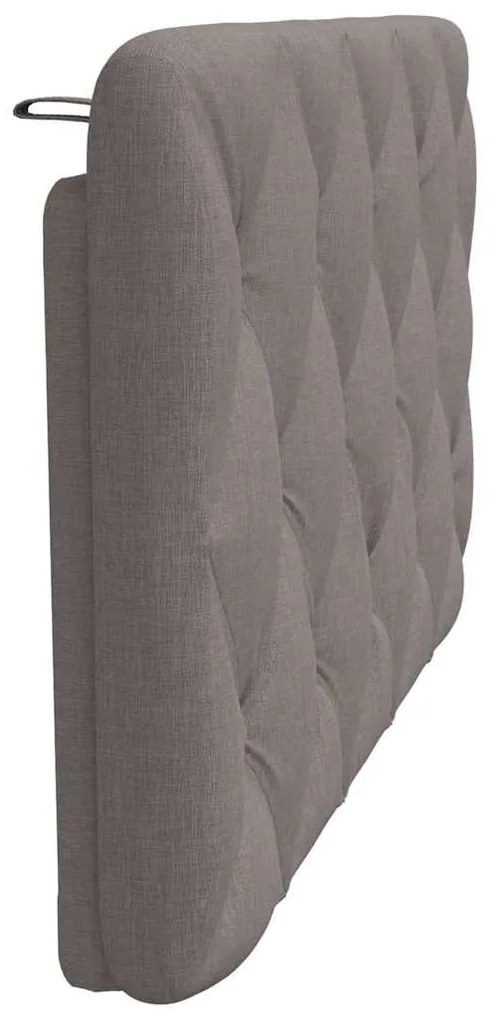 tópszínű szövet fejtámla párna 100 cm