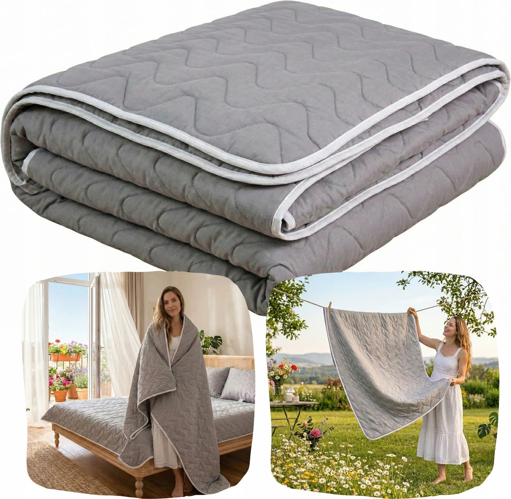 Nyári Paplan 90x120cm Könnyű Antiallergén Rugalmas Lengyel Termék