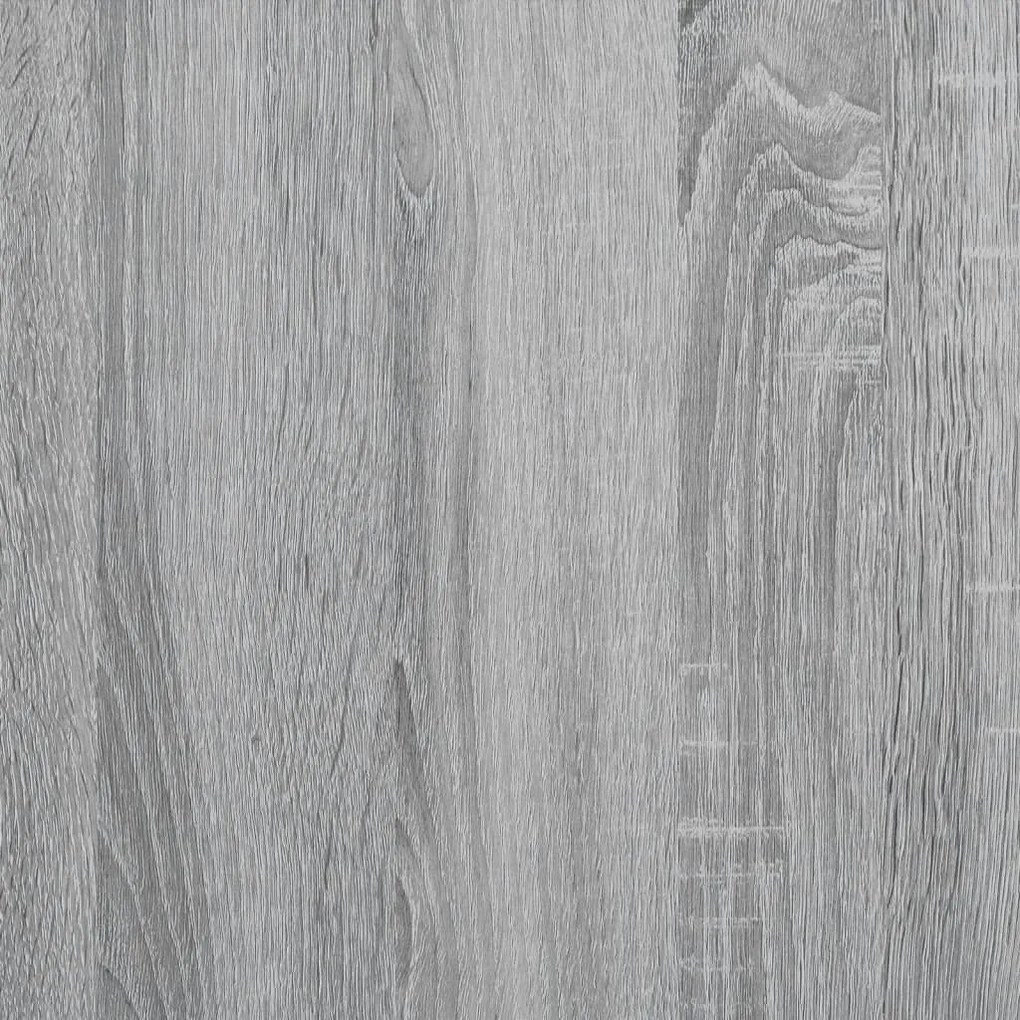 szürke sonoma színű szerelt fa térelválasztó 100 x 33 x 94,5 cm