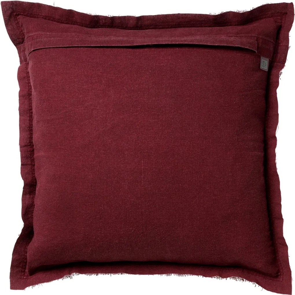 Dekoratív párnahuzat BURTO MERLOT 45x45 cm, bordó