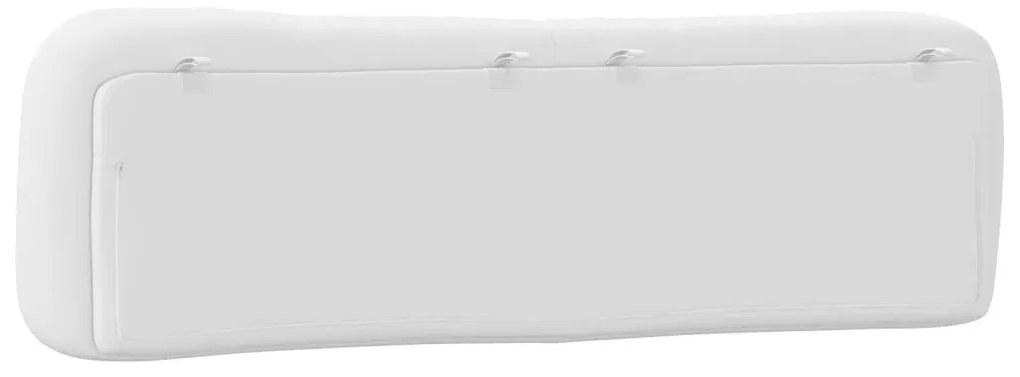 fehér műbőr fejtámla párna Hvar 180 cm