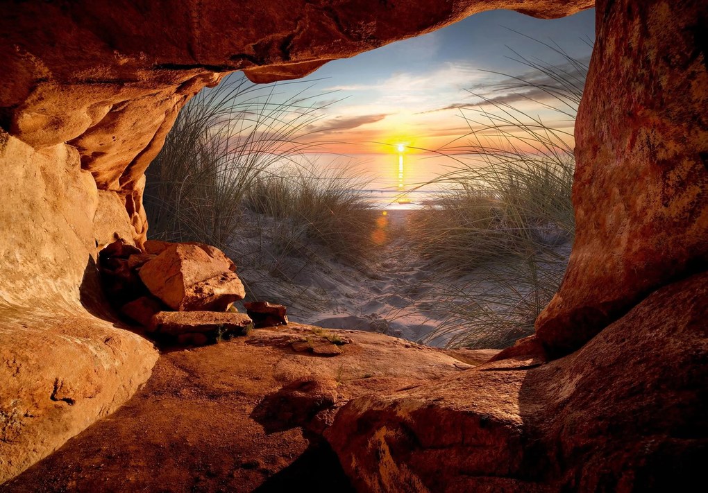 Fotótapéta tengerpart tenger Szuper 3D Hatás ragasztó ingyen 416 x 254