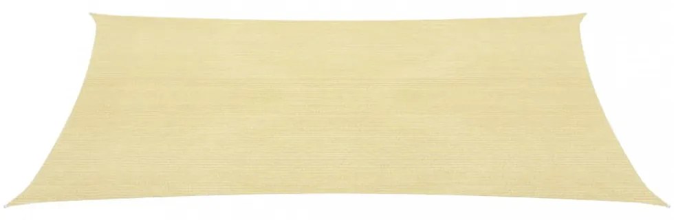 bézs HDPE napvitorla 160 g/m² 3 x 4,5 m
